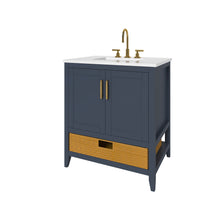 Load image into Gallery viewer, Nearmé New York 29.5 Inch Bathroom Vanity in Blue- Cabinet Only Nearmé