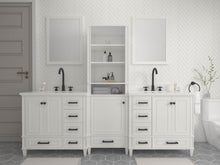 Load image into Gallery viewer, Windsor 96 inch All Wood Vanity in White - Cabinet Only ER VANITIES