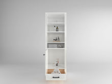 Load image into Gallery viewer, Windsor All Wood Linen Tower in Bright White ER VANITIES