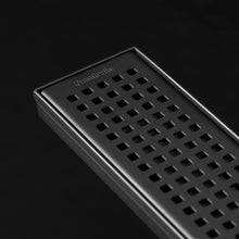 Load image into Gallery viewer, Linear Shower Drain 24-Inch In Matte Black