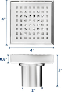 Neodrain 4-Inch Square Shower Drain Neodrain