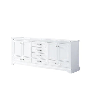 80 in. Dukes White Double Bath Vanity (Base only) Renovate for Less Outlet