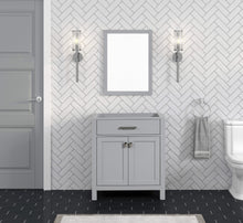 Load image into Gallery viewer, London 30 Inch- Single Bathroom Vanity in Metal Gray ER VANITIES