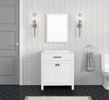 Load image into Gallery viewer, London 30 Inch- Single Bathroom Vanity in Bright White ER VANITIES