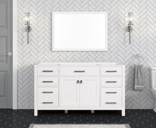 Load image into Gallery viewer, London 59.5 Inch Single Bathroom Vanity in Bright White ER VANITIES