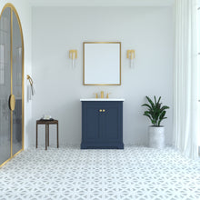 Load image into Gallery viewer, Marietta 29.5 inch Bathroom Vanity in Blue- Cabinet Only Atlanta Vanity &amp; Bathworks