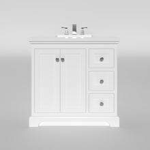 Load image into Gallery viewer, Marietta 35.5 inch Bathroom Vanity in White- Cabinet Only Atlanta Vanity &amp; Bathworks