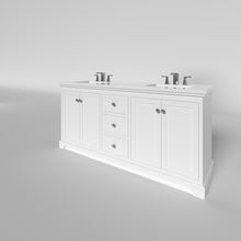 Load image into Gallery viewer, Marietta 71.5 inch Double Bathroom Vanity in White- Cabinet Only Atlanta Vanity &amp; Bathworks