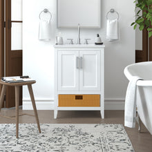 Load image into Gallery viewer, Nearmé New York 23.5 Inch Bathroom Vanity in White- Cabinet Only Nearmé