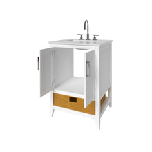 Load image into Gallery viewer, Nearmé New York 23.5 Inch Bathroom Vanity in White- Cabinet Only Nearmé