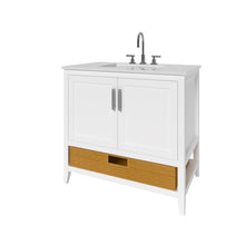 Load image into Gallery viewer, Nearmé New York 35.5 Inch Bathroom Vanity in White- Cabinet Only Nearmé