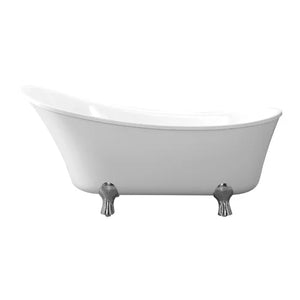 Pearl 69'' x 29'' Freestanding Soaking Acrylic Bathtub