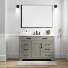 Load image into Gallery viewer, 48in Silvercloud Ash Gray Single Sink Thomasville