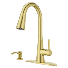 Load image into Gallery viewer, Barulli 1-Handle Pull-Down Kitchen Faucet