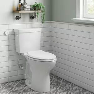 Cadet Touchless 2-piece 1.28 GPF Single Flush Elongated Toilet in White, Seat Included