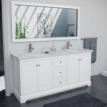 Load image into Gallery viewer, 72&quot; Avery Vanity in White (Base Only) Wyndham Collection