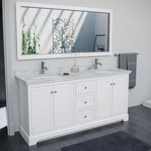 72" Avery Vanity in White (Base Only) Wyndham Collection