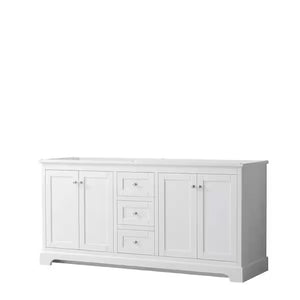 72" Avery Vanity in White (Base Only) Wyndham Collection