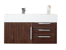 Load image into Gallery viewer, Mercer Island 36&quot; Single Vanity, Coffee Oakw/ Glossy White Composite Top James Martin Vanities