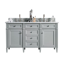 Load image into Gallery viewer, Brittany 60&quot; Urban Gray Double Vanity w/ 3 CM Arctic Fall Solid Surface Top James Martin Vanities