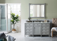 Load image into Gallery viewer, Brittany 60&quot; Urban Gray Single Vanity w/ 3 CM Carrara Marble Top James Martin Vanities