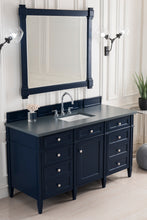 Load image into Gallery viewer, Brittany 60&quot; Victory Blue Single Vanity w/ 3 CM Charcoal Soapstone Quartz Top James Martin Vanities