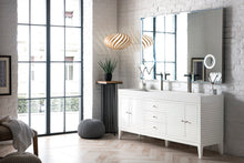 Load image into Gallery viewer, Linear 72&quot; Double Vanity, Glossy White w/ Glossy White Composite Top James Martin Vanities