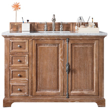 Load image into Gallery viewer, Providence 48&quot; Driftwood Single Vanity w/ 3 CM Arctic Fall Solid Surface Top James Martin Vanities