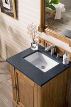 Load image into Gallery viewer, Providence 26&quot; Single Vanity Cabinet, Driftwood, w/ 3 CM Charcoal Soapstone Quartz Top James Martin Vanities