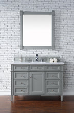 Load image into Gallery viewer, Brittany 48&quot; Urban Gray Single Vanity w/ 3 CM Classic White Quartz Top James Martin
