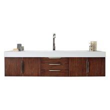 Load image into Gallery viewer, Mercer Island 72&quot; Single Vanity, Coffee Oak w/ Glossy White Composite Top James Martin Vanities