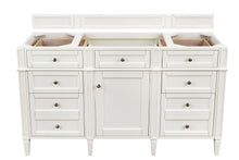 Load image into Gallery viewer, Brittany 60&quot; Bright White Single Vanity James Martin Vanities