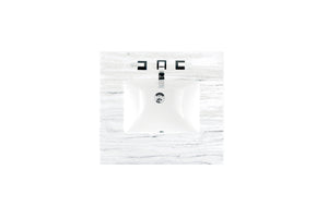 Bathroom Vanities Outlet Atlanta Renovate for Less26" Single Top, 3 CM Arctic Fall Solid Surface w/ Sink