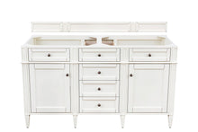 Load image into Gallery viewer, Brittany 60&quot; Bright White Double Vanity James Martin Vanities