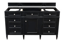 Load image into Gallery viewer, Bathroom Vanities Outlet Atlanta Renovate for LessBrittany 60&quot; Single Vanity, Black Onyx, w/ 3 CM Grey Expo Quartz Top