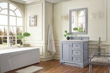 Load image into Gallery viewer, De Soto 36&quot; Single Vanity, Silver Gray w/ 3 CM Arctic Fall Solid Surface Top James Martin Vanities