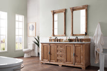 Load image into Gallery viewer, Providence 72&quot; Driftwood Double Vanity w/ 3 CM Carrara Marble Top James Martin Vanities