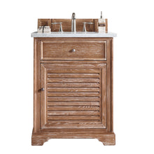 Load image into Gallery viewer, Savannah 26&quot; Driftwood Single Vanity w/ 3 CM Arctic Fall Solid Surface Top James Martin Vanities