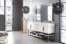 Load image into Gallery viewer, Columbia 72&quot; Single Vanity, Glossy White w/ Glossy White Composite Top James Martin Vanities