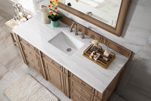 Load image into Gallery viewer, Bathroom Vanities Outlet Atlanta Renovate for LessBristol 60&quot; Single Vanity, Whitewashed Walnut, w/ 3 CM Arctic Fall Solid Surface Top