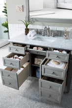 Load image into Gallery viewer, Brittany 48&quot; Urban Gray Single Vanity w/ 3 CM Carrara Marble Top James Martin Vanities