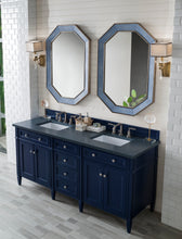Load image into Gallery viewer, Brittany 72&quot; Victory Blue Double Vanity w/ 3 CM Charcoal Soapstone Quartz Top James Martin Vanities
