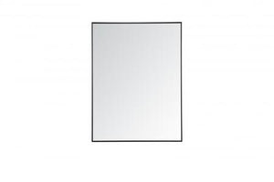 Metal Frame Mirror 36" - MR43648BK Elegant Decor