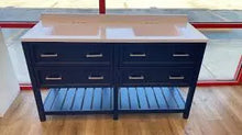 Load image into Gallery viewer, York 60 in Vanities in Navy Blue Ethan Roth