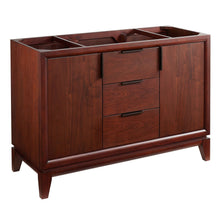 Load image into Gallery viewer, 48&quot; TALYN MAHOGANY VANITY IN  LIGHT WALNUT- Cabinet Only Signature Hardware
