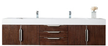 Load image into Gallery viewer, Mercer Island 72&quot; Double Vanity, Coffee Oak w/ Glossy White Composite Top James Martin Vanities
