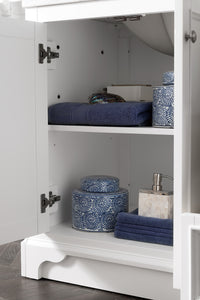 Bathroom Vanities Outlet Atlanta Renovate for LessDe Soto 72" Double Vanity, Bright White w/ 3 CM Grey Expo Quartz Top