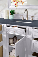 Load image into Gallery viewer, Bathroom Vanities Outlet Atlanta Renovate for LessBristol 60&quot; Single Vanity, Bright White, w/ 3 CM Charcoal Soapstone Quartz Top