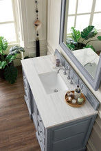 Load image into Gallery viewer, De Soto 48&quot; Single Vanity, Silver Gray w/ 3 CM Arctic Fall Solid Surface Top James Martin Vanities