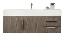 Load image into Gallery viewer, Mercer Island 48&quot; Single Vanity, Ash Gray w/ Glossy White Composite Top James Martin Vanities